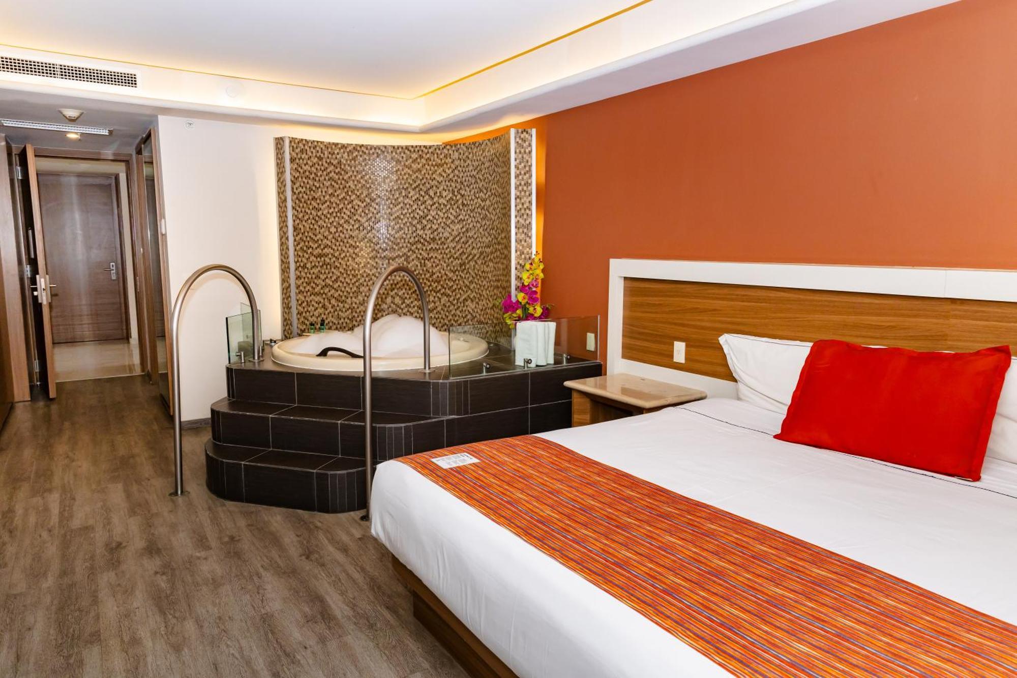 Jf Grand Puebla Hotel Bagian luar foto