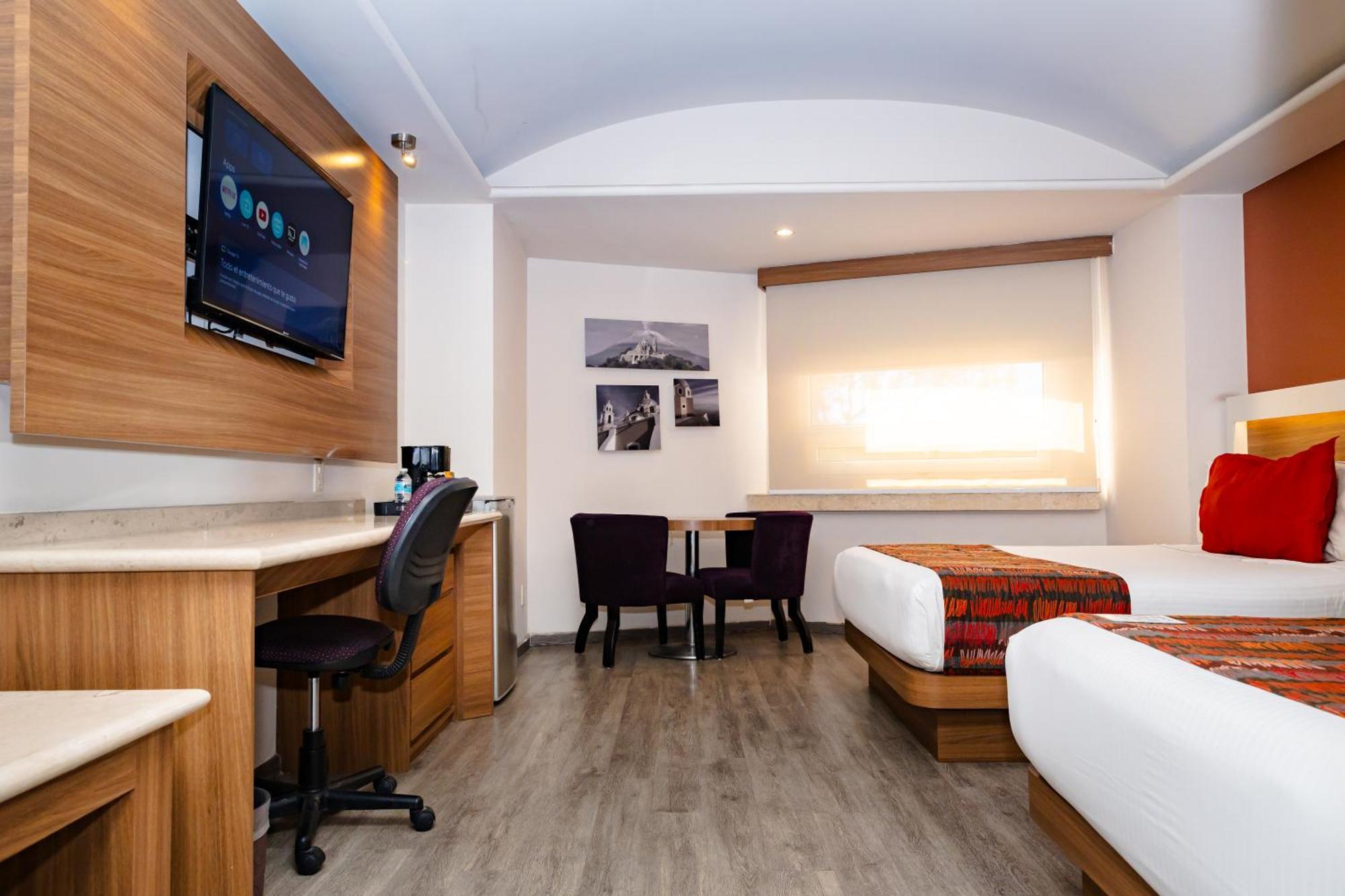 Jf Grand Puebla Hotel Bagian luar foto